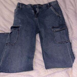 Big kids old navy wide leg jeans size 16